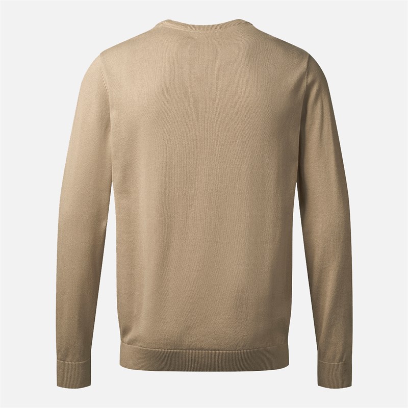 MCS Herren Rundhals Ellison Strick Pullover  Silver Mink