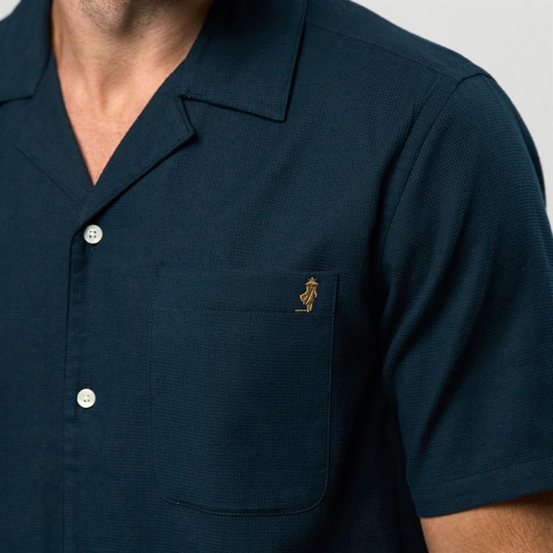 MCS Jackson koszula dla niego kolor Dark Sapphire