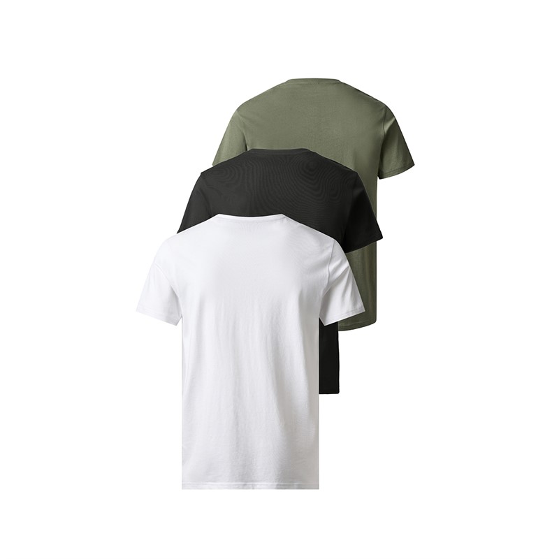 MCS Herren Texacana 3er-Pack T Shirts Tapshoe/Beetle/Weiß