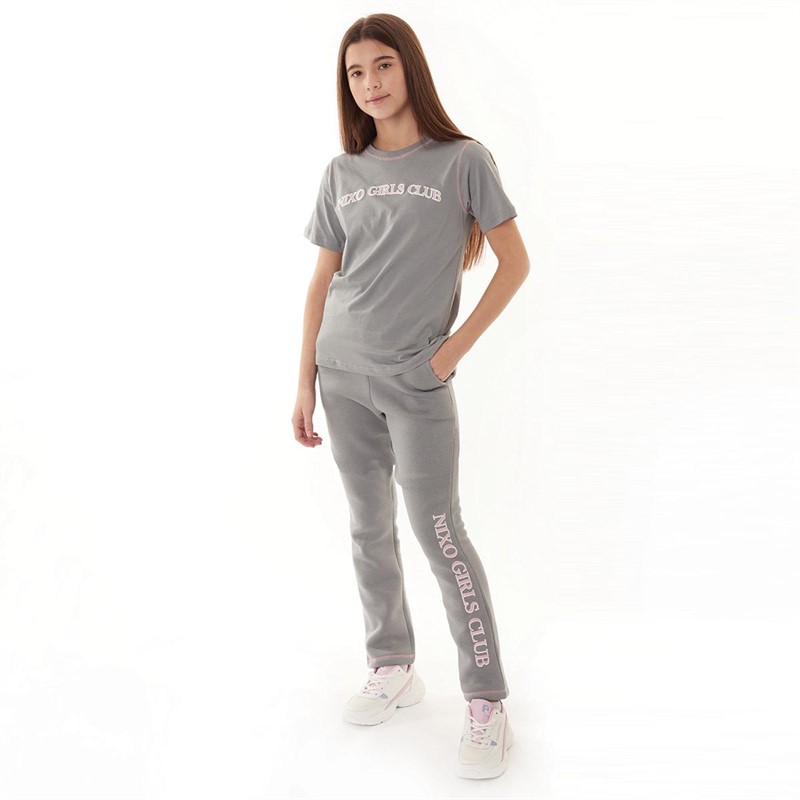 Nixo Girls Club Girls Nixo Club Girls Prove T-Shirt Grey