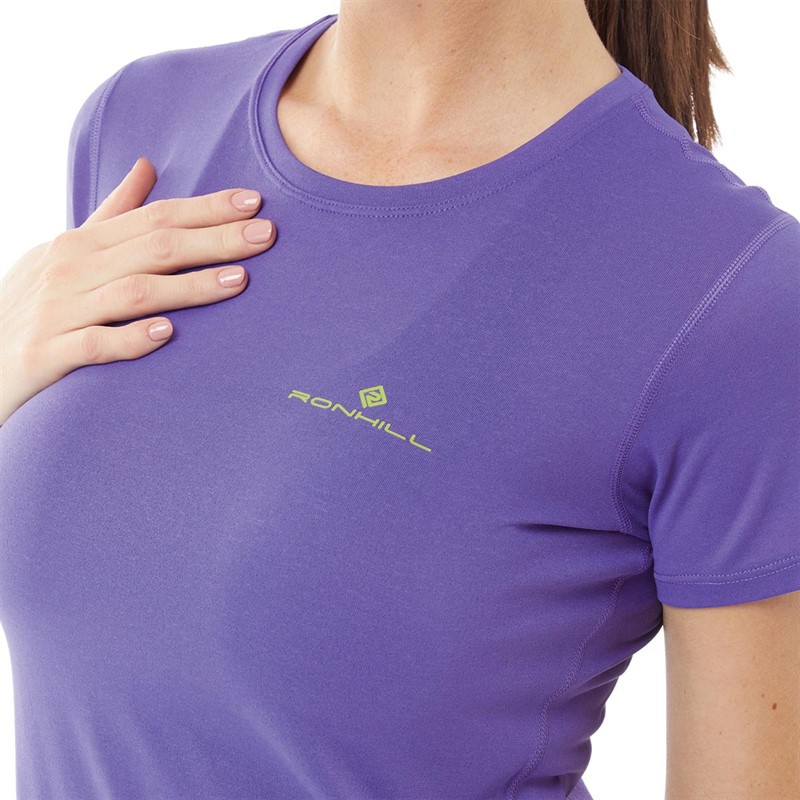 Ronhill Womens Core Running Top Plum/Citrus