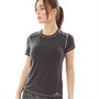 Ronhill Womens Life Tencel Running Top Black Marl