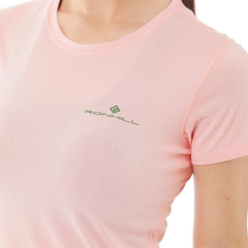Ronhill Womens Core Running Top Bubblegum/Fairway