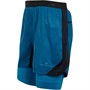 Ronhill Mens Tech Revive 5 Twin Running Shorts Prussian Blue/Cyan