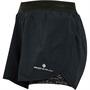 Ronhill Womens Life Twin Running Shorts Black/Mono Ripple