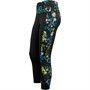 Ronhill Womens Life Sculpt Cropped Running Tights Black/Pop Art Dandelion