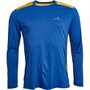 Ronhill Mens Life Long Sleeve Running Top Dark Cobalt Marl/Sunray