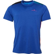 Ronhill Mens Life Running Top Dark Cobalt Marl/Chameleon