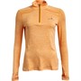 Ronhill Womens Life Practice 1/2 Zip Running Top Mango Marl/Grape