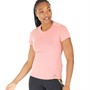 Ronhill Womens Life Tencel Running Top Blush Marl/Cabernet