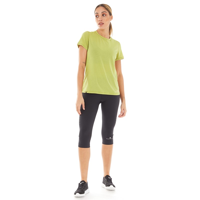 Ron Hill Womens Life Tencel Running Top Moss Marl