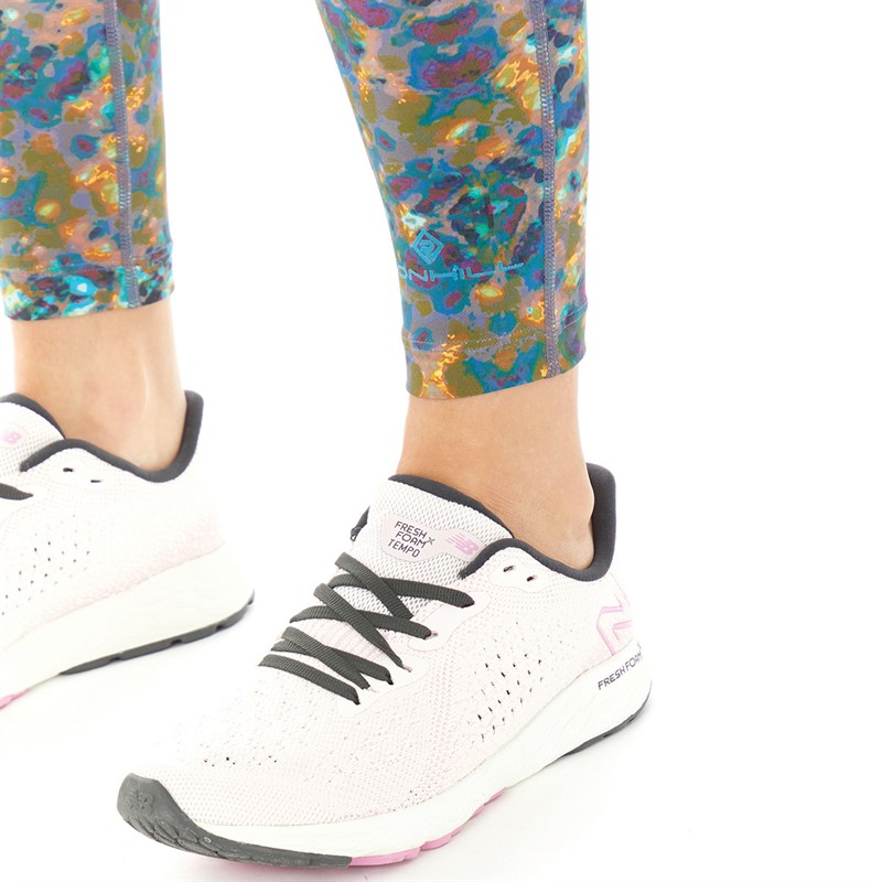 Ron Hill Womens Life Running Tights Multi Tie Dye