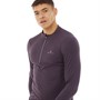 Ron Hill Mens Life Practice 1/2 Zip Running Top Nightshade/Ultraviolet