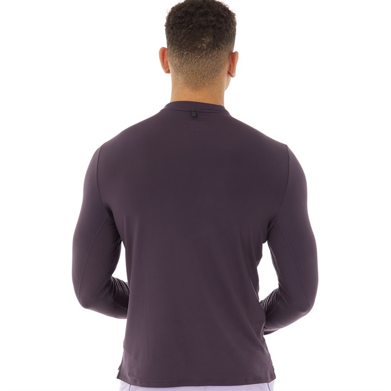 Ron Hill Mens Life Practice 1/2 Zip Running Top Nightshade/Ultraviolet
