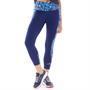 Ron Hill Womens Life Sculpt Running Crop Tights Deep Blue Botanical