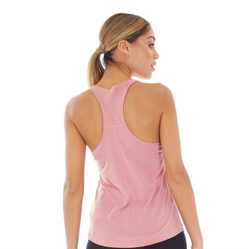Ron Hill Womens Life Tencel Running Vest Blush Marl/Cabernet