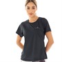 Ron Hill Womens Tech Running Top Charcoal Marl