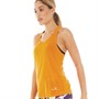 Ron Hill Womens Life Tencel Running Vest Spice Marl/Vanilla