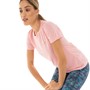 Ron Hill Womens Tech Running Top Bubblegum/Moss
