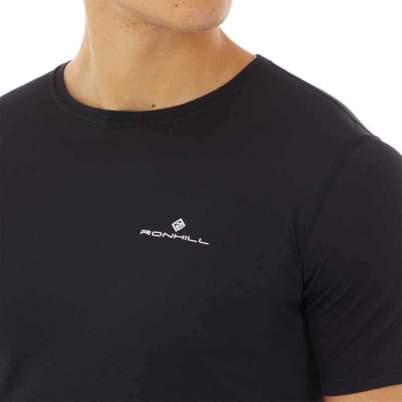 Ron Hill Mens Core Running Top Black