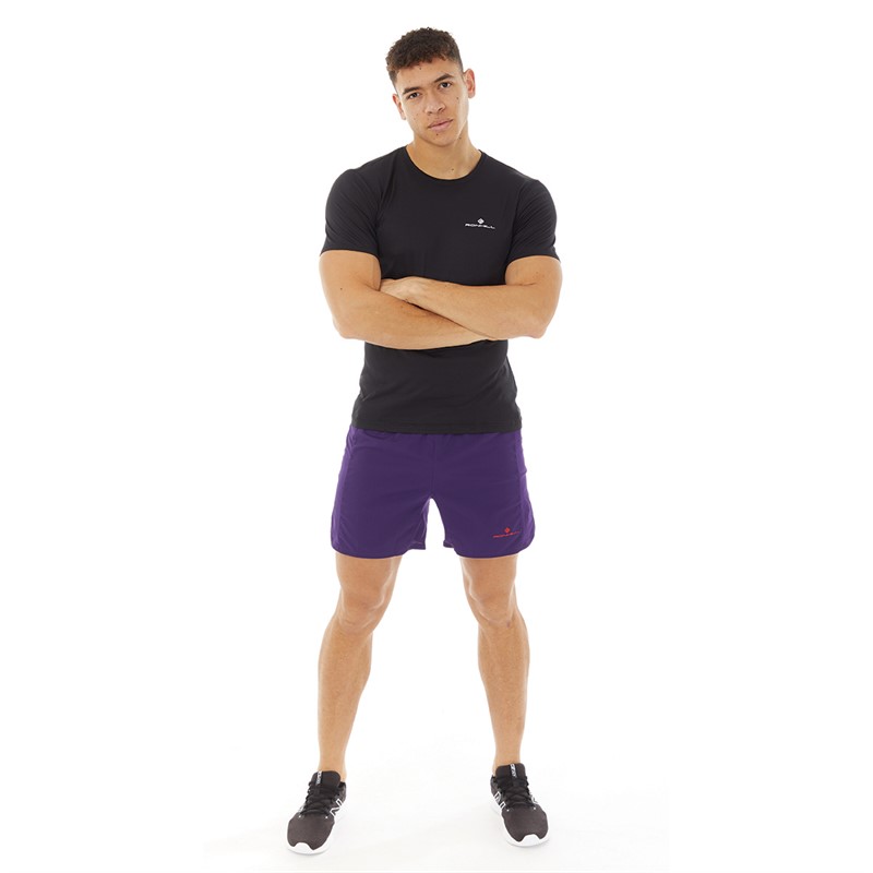 Ron Hill Mens Core Running Top Black