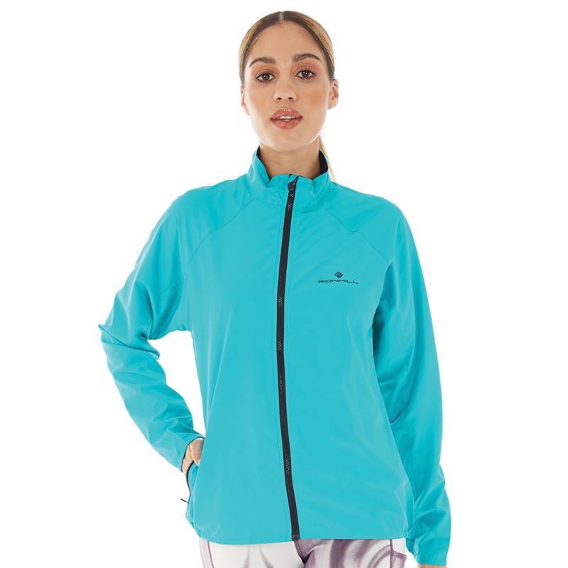 Buy Ron Hill Womens Core Running Jacket Spa Green Black