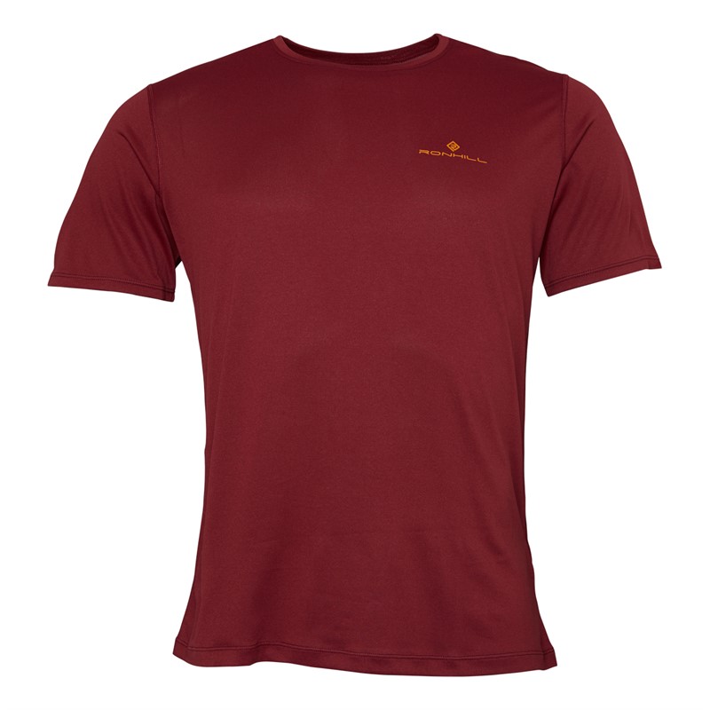 Ron Hill Mens Core Running Top Cabernet