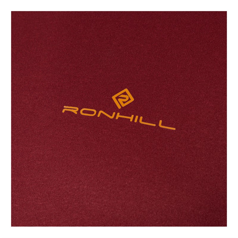 Ron Hill Mens Core Running Top Cabernet