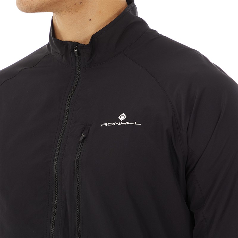 Buy Ron Hill Mens Core Running Jacket All Black