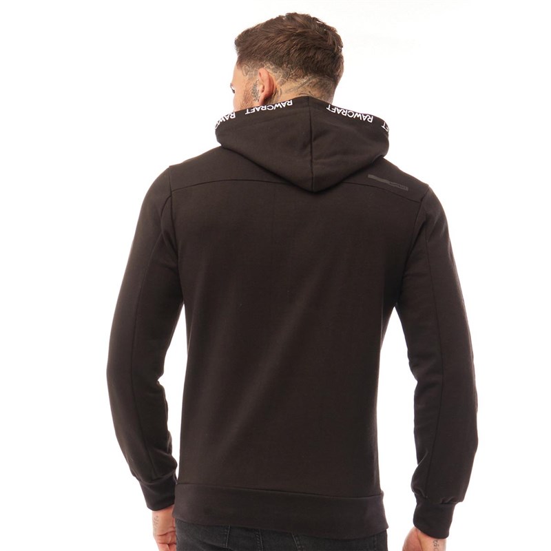Rawcraft Sweat à Capuche Cregan Homme Noir