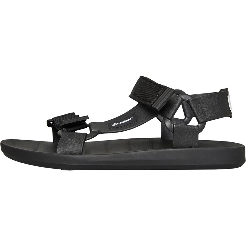 rider Mens Free Sandals Black