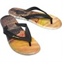 rider Mens R1 Energy Print Flip Flops Black/Yellow