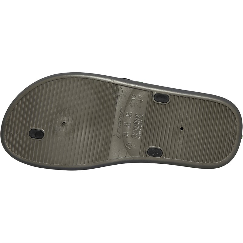 rider Mens Free Tech Flip Flops Black/Grey