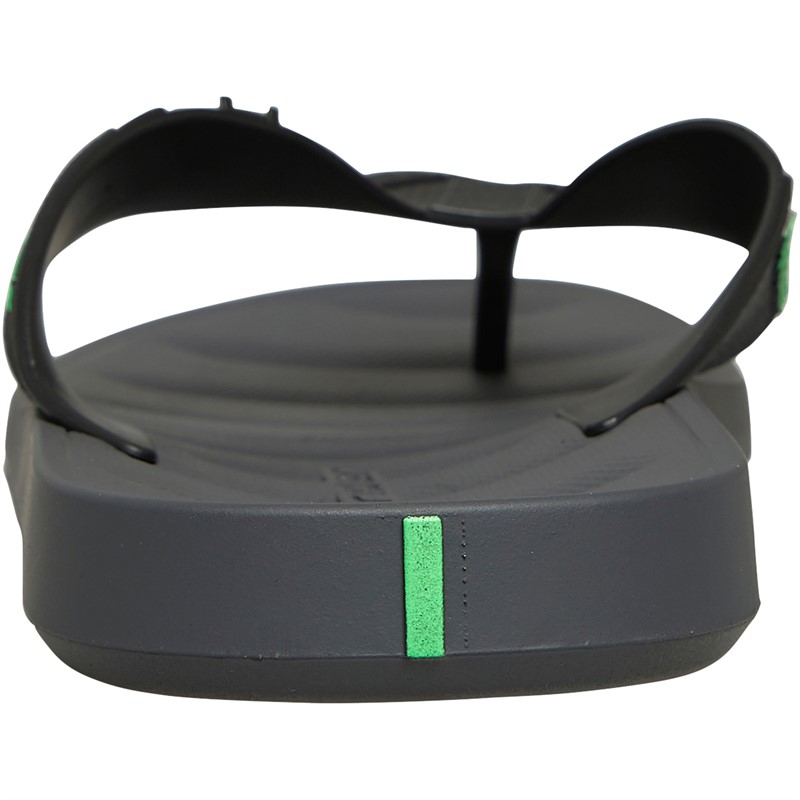 rider Mens Free Tech Flip Flops Black/Grey