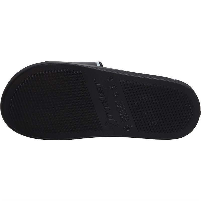 rider Mens Pump Sliders Black/Grey