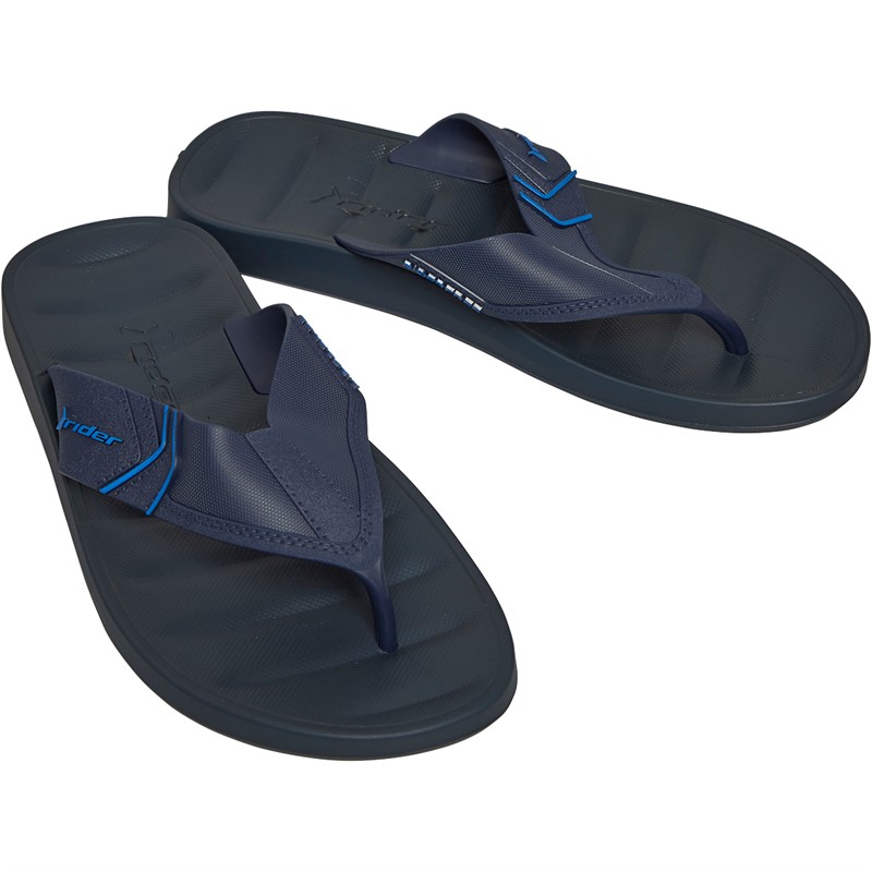 rider Mens Free Tech Flip Flops Navy