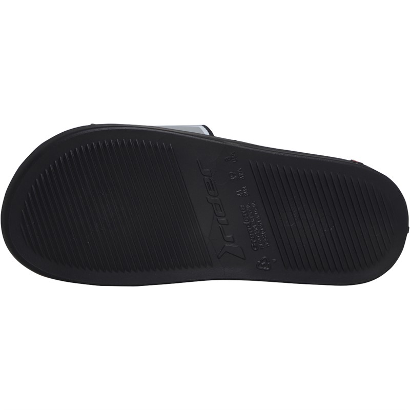 rider Mens Pump Sliders Black/Black