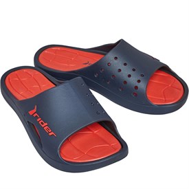 Buy rider Mens Bay 23 Slides Navy/Red