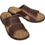 REDTAPE Mens Cole Leather Sandals Timber Brown