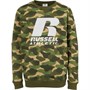 Russell Athletic Boys AOP Camo Crew Sweatshirt Army Green