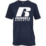 Russell Athletic Jongens R Logo T-shirts Marineblauw