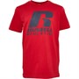 Russell Athletic Chłopięce R Logo T-shirty Czerwony