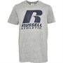 Russell Athletic Jongens R Logo T-shirts Gemeleerd Grijs
