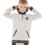 Russell Athletic Jungen Printed Hem Kapuzenpullover Hellgrau