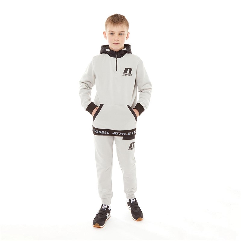 Russell Athletic Boys Printed Hem Hoodie High Rise