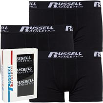 Russell Athletic Boys Three Pack Boxers Black