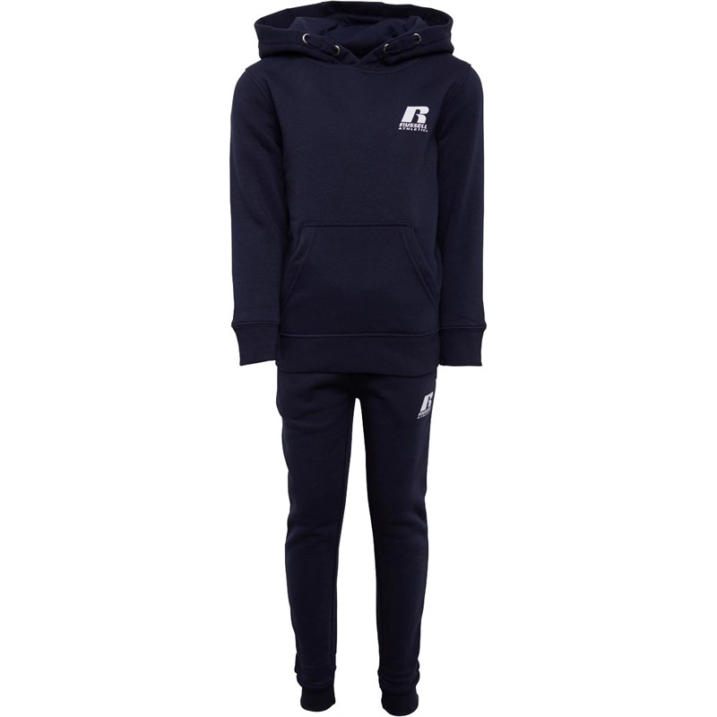 Russell Athletic Boys Logo Tracksuit Navy Blazer