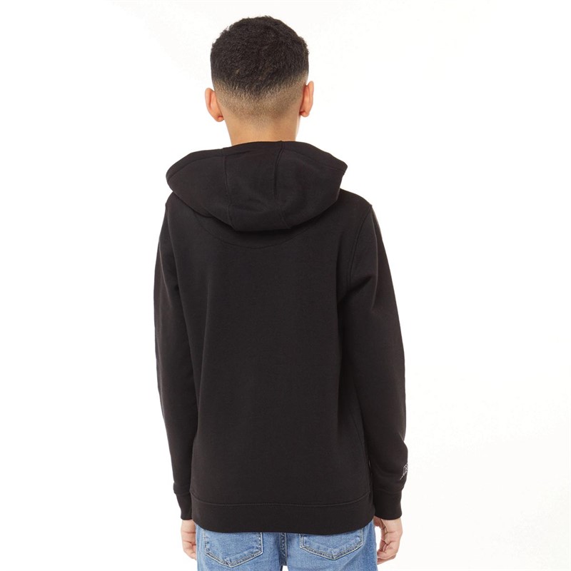 Russell Athletic Boys Badge Hoodie Black