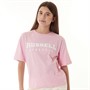 Russell Athletic Girls Oversize T-Shirt Pink Lady
