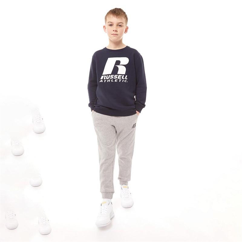 Russell Athletic Boys Sweatshirt Navy Blazer